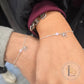 4mm Pink Opal Connector Charm