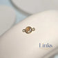 4mm Gold Filled Birthstone Connector Charm - Links Permanent Jewellery Supplies