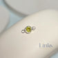 4mm Sterling Silver Birthstone Connector Charm - Links Permanent Jewellery Supplies