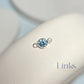 4mm Sterling Silver Birthstone Connector Charm - Links Permanent Jewellery Supplies