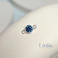 4mm Sterling Silver Birthstone Connector Charm - Links Permanent Jewellery Supplies