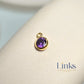 4mm Gold Filled Birthstone Pendant Charm - Links Permanent Jewellery Supplies