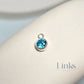 4mm Sterling Silver Birthstone Pendant Charm - Links Permanent Jewellery Supplies