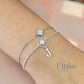 4Mm White Opal Connector Charm