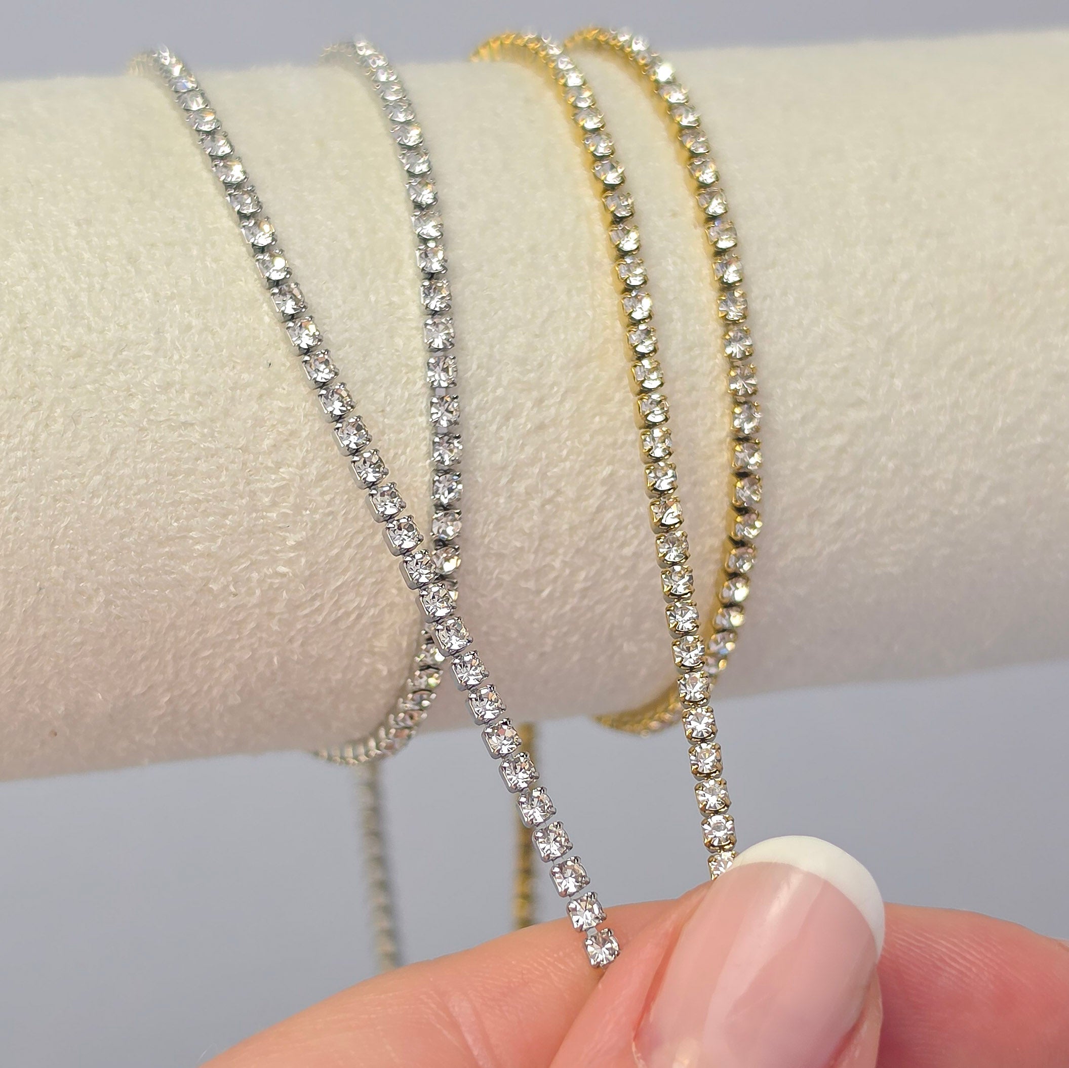 2mm PVD Stainless Steel Tennis Chain