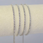 2mm PVD Stainless Steel Tennis Chain - Stainless Steel / 1 Meter