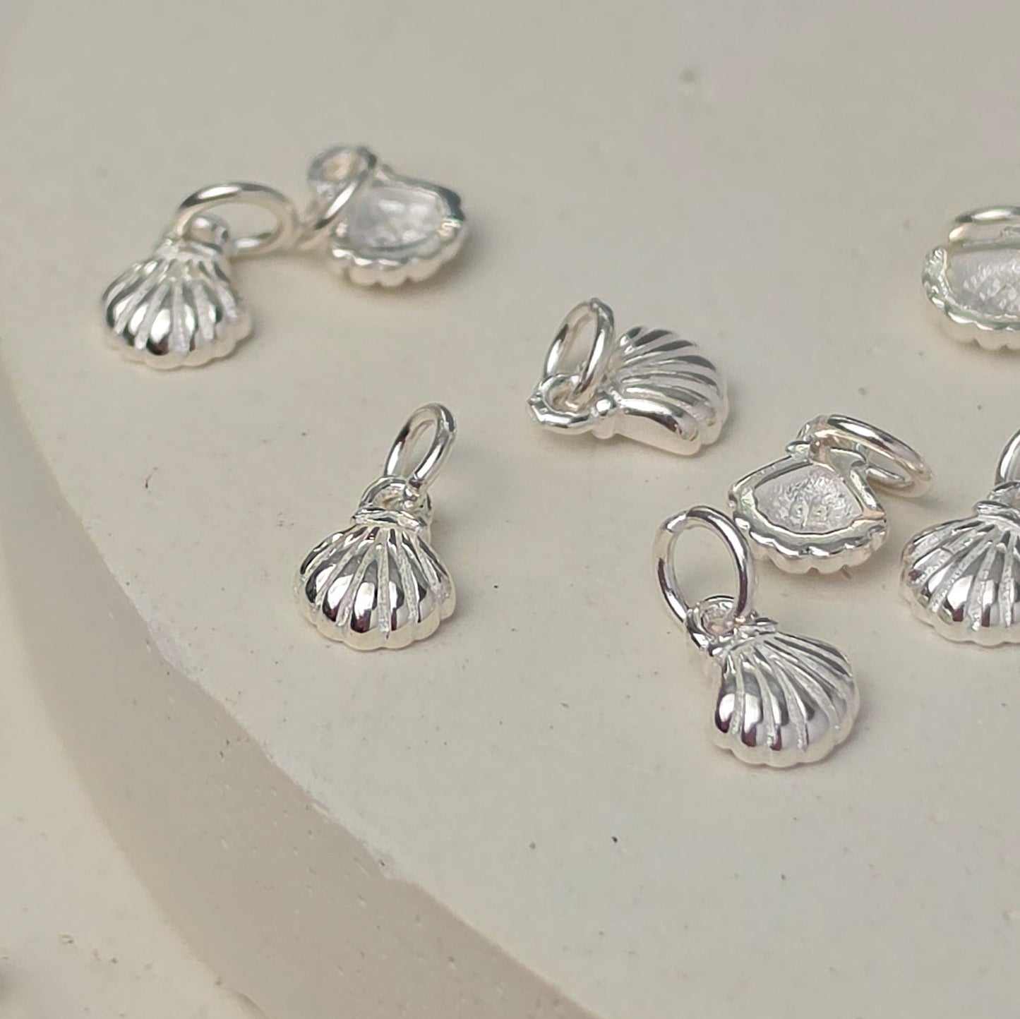 Sterling Silver Mini Shell Charm