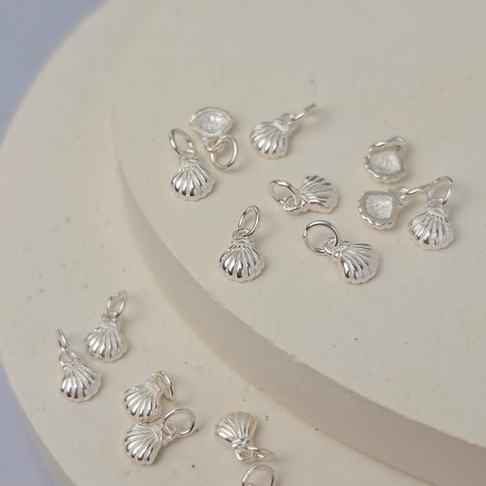 Sterling Silver Mini Shell Charm