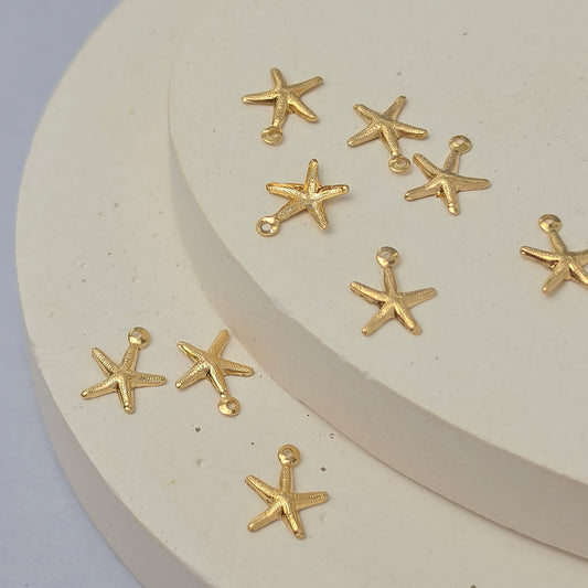 14k Gold Filled Starfish Charm