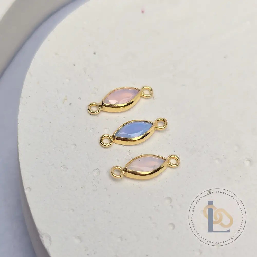 6mm Marquise Opal Connectors