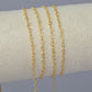 2.2mm Textured Sunburst Heart Chain