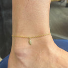 1.63mm 14K Gold Filled Rope Chain 1 meter