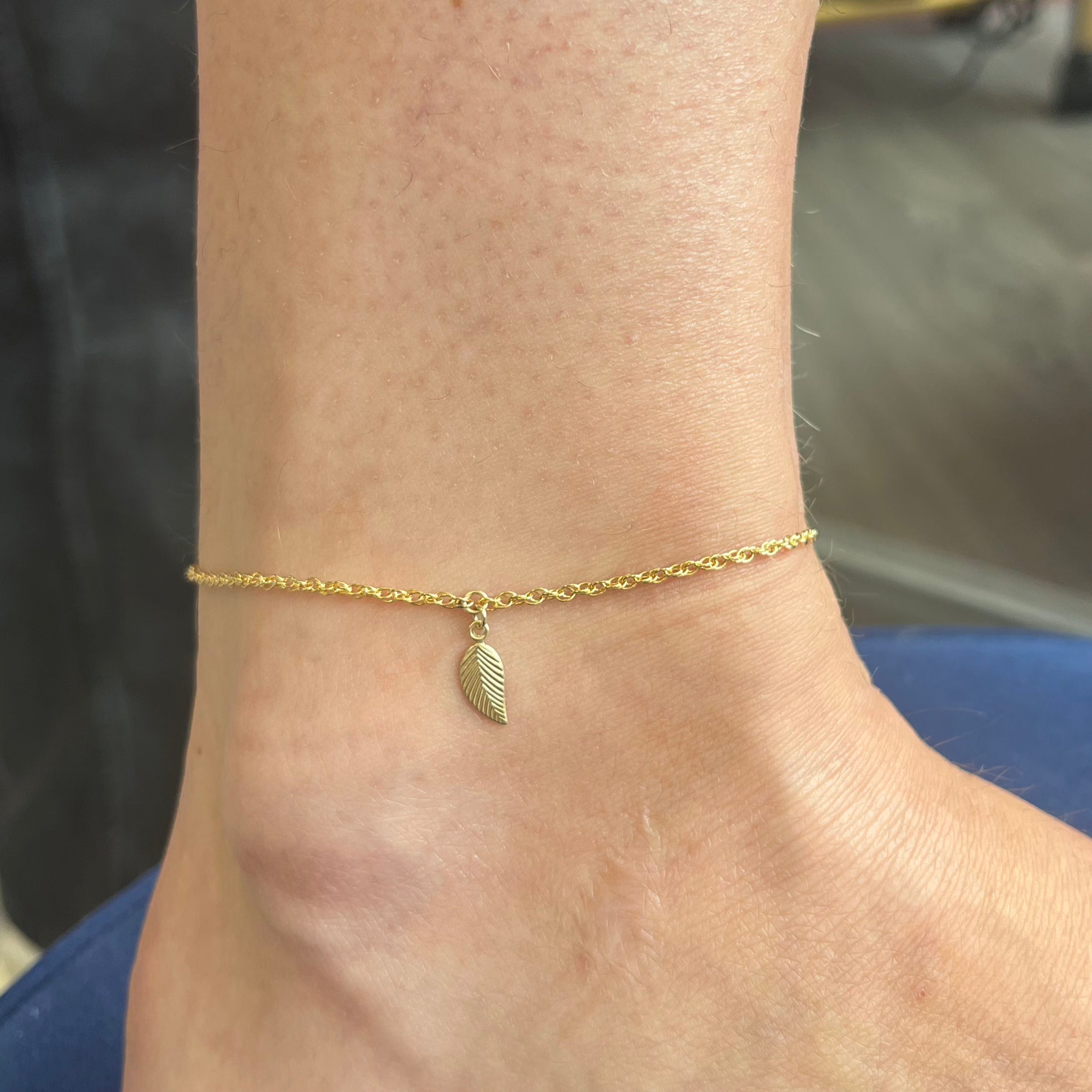 1.63mm 14K Gold Filled Rope Chain 1 meter