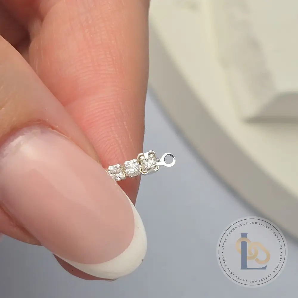 CZ Tennis Chain Clasps - (Pack of 10)