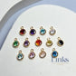 4Mm Gold Filled Birthstone Pendant Charm Full Set Of 13 Connector Charms