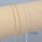 1.3mm Mini Figaro - 14k Gold Filled & 925 Sterling Silver