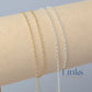 1.7mm Cable Chain - 14k Gold Filled & 925 Sterling Silver