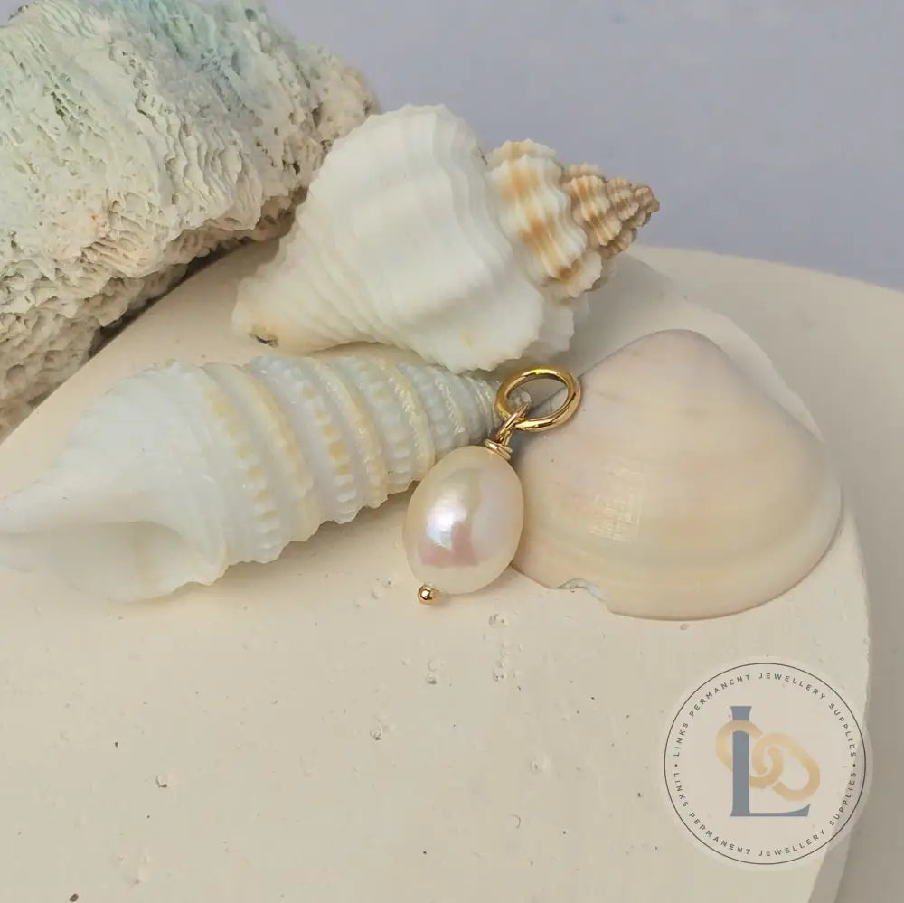 Large Baroque Freshwater Pearl Charm