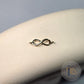 Luxury 9K Solid Gold Infinity Connector Charm