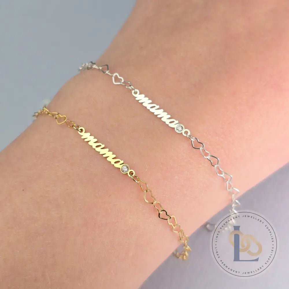 Mama Crystal Connector -14k Gold Filled / 925 Sterling Silver