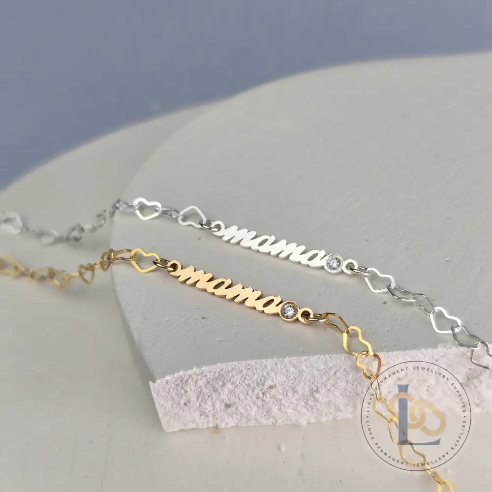 Mama Crystal Connector -14k Gold Filled / 925 Sterling Silver