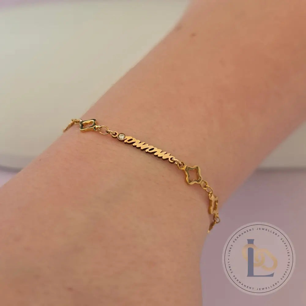 Mama Crystal Connector -14k Gold Filled / 925 Sterling Silver