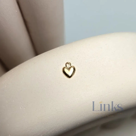 Mini 14k Gold Filled Heart Charm - Links Permanent Jewellery Supplies