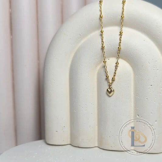 Mini 14k Gold Filled Heart Charm - Links Permanent Jewellery Supplies