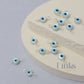 Mother of Pearl Evil Eye Connector Charm