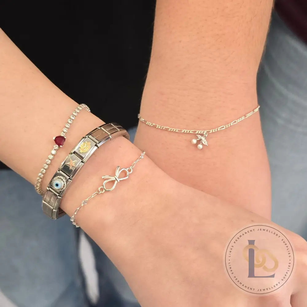 Pearl & CZ Cherry Charm