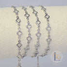 PVD Stainless Steel Clover Chain - Stainless Steel / 1 Meter