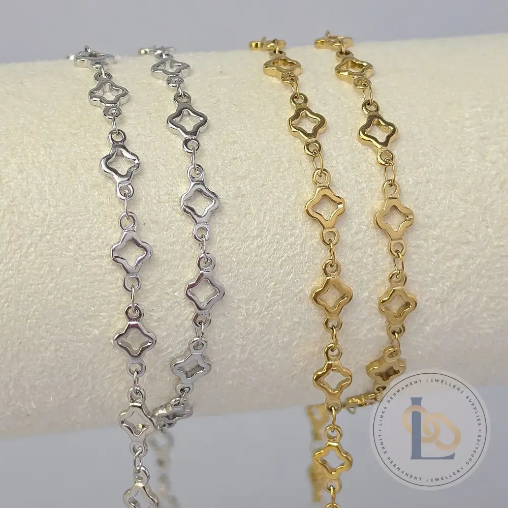 PVD Stainless Steel Clover Chain