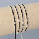 2mm Black Tennis Chain