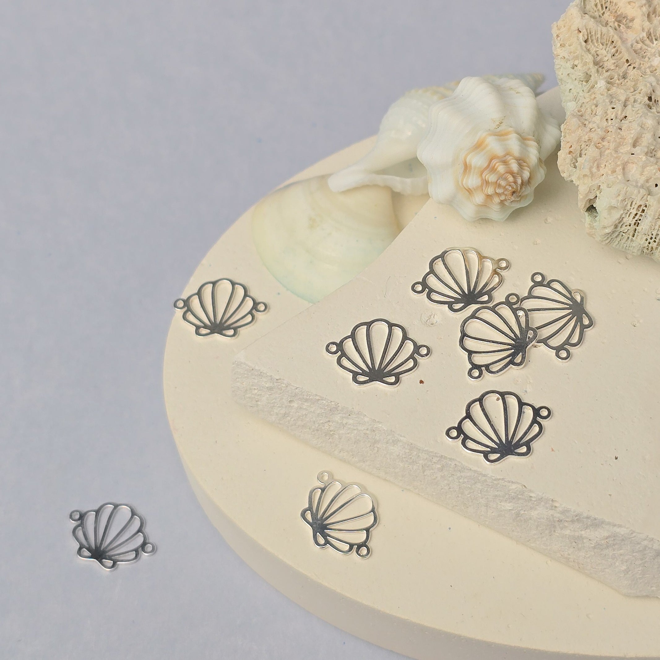Sea Shell Connector Charm