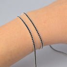 2mm Black Tennis Chain