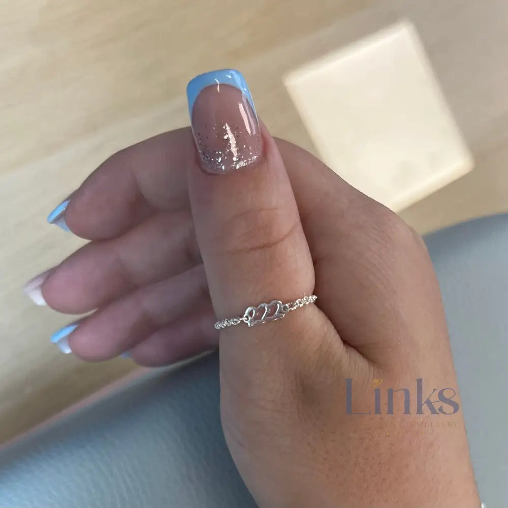 Sterling Silver Angel Number Connectors