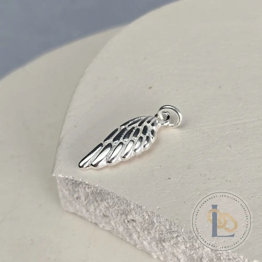 Sterling Silver Angel Wing Charm