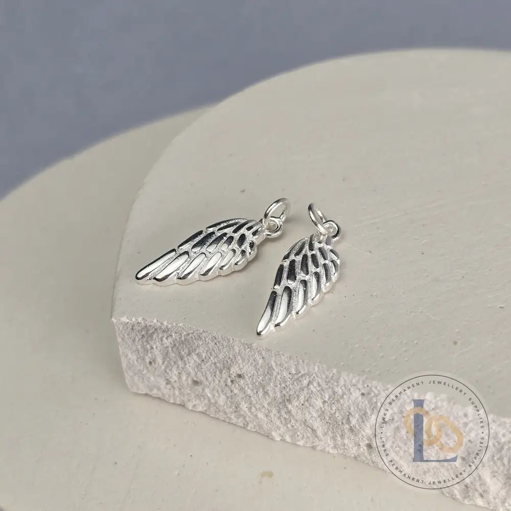 Sterling Silver Angel Wing Charm