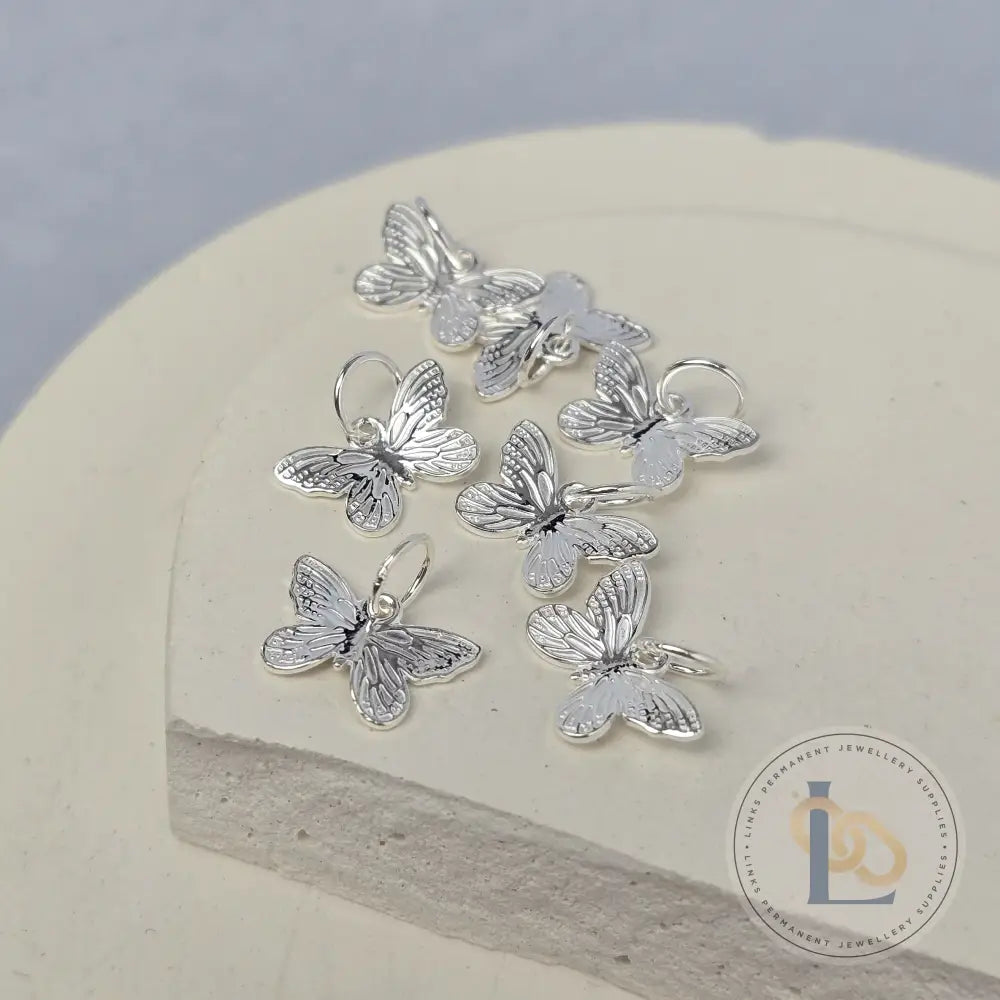Sterling Silver Butterfly Charm