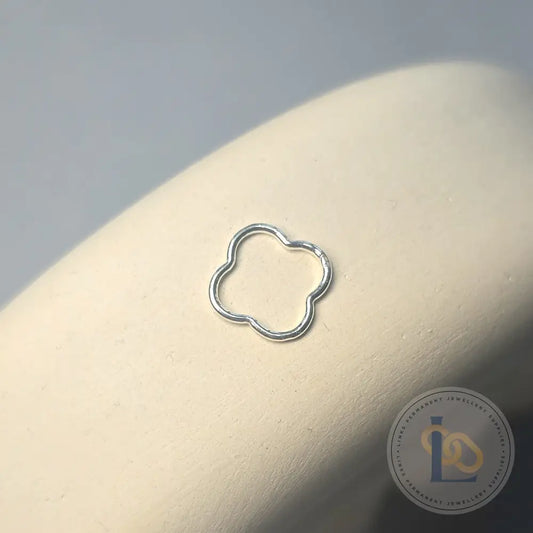 Sterling Silver Clover Connector