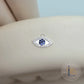 Sterling Silver Crystal Eye Evil Pendant Charm - Links Permanent Jewellery Supplies