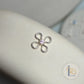 Sterling Silver Crystal Flower Connector Charm - Links Permanent Jewellery Supplies