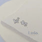 Sterling Silver Cubic Zirconia Dainty Butterfly Connector