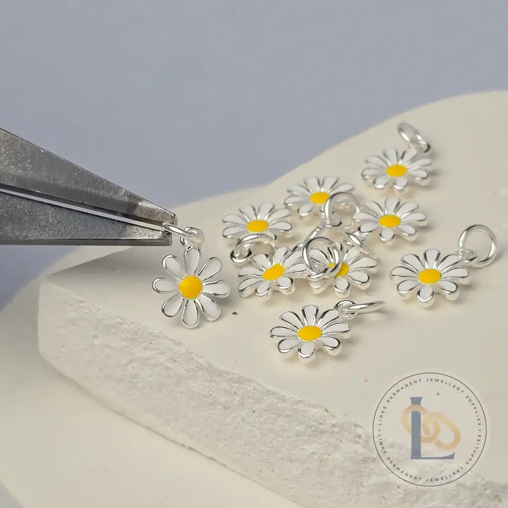 Sterling Silver Daisy Charm