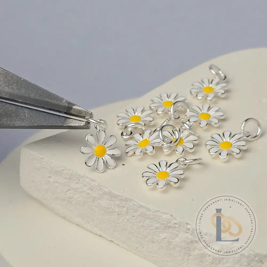 Sterling Silver Daisy Charm