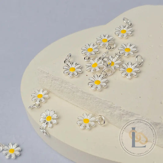 Sterling Silver Daisy Charm