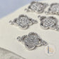 Sterling Silver Double Clover Connector