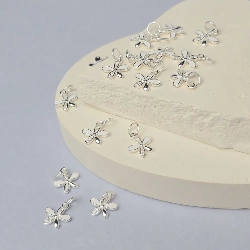 Sterling Silver Flower Charm