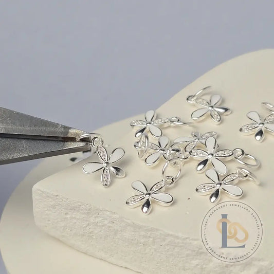 Sterling Silver Flower Charm