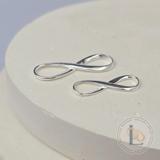 Sterling Silver Infinity Connector Connector Charms